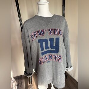 Thrifted/Unique New York Giants Gray Sweater
